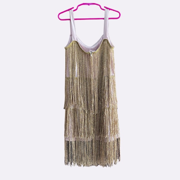 NWOT Girls Sequin Fringe Tassel Dress – Size 8/9yrs - Picture 6 of 6